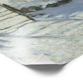 Impression Photo Claude Monet - Le Magpie (Coin)