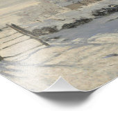 Impression Photo Claude Monet - Le Magpie (Coin)