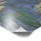 Impression Photo Claude Monet - Lys d'eau (Coin)