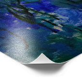 Impression Photo Claude Monet - Lys d'eau avec saule plumant (Coin)