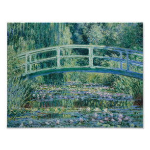 Impression Photo Claude Monet - Pont japonais et nappes phréatique