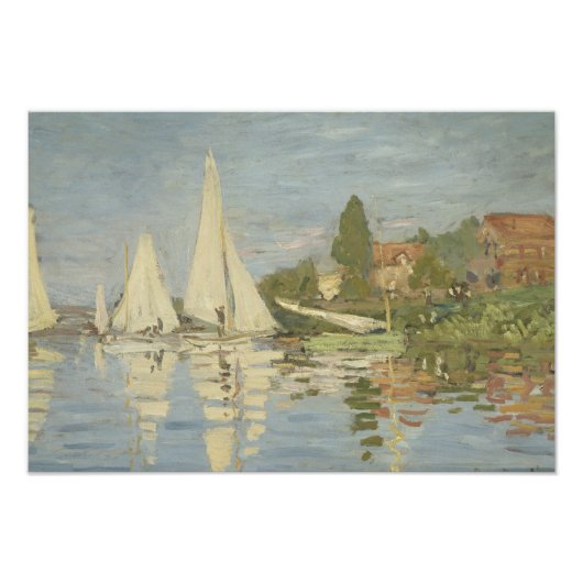 Impression Photo Claude Monet - Regattas à Argenteuil (Devant)