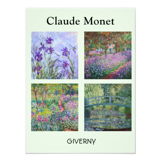 Impression Photo Claude Monet - Sélection de chefs-d'oeuvre Giverny (Devant)