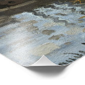 Impression Photo Claude Monet Ships on the Seine River Travel Art (Coin)