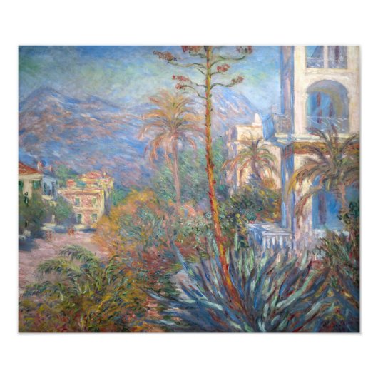 Impression Photo Claude Monet - Villas à Bordighera (Devant)