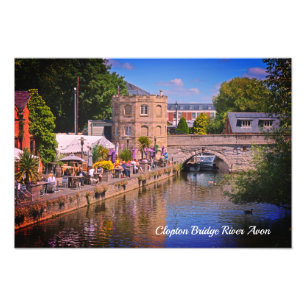 Impression Photo Clopton Bridge River Avon Stratford Sur Avon