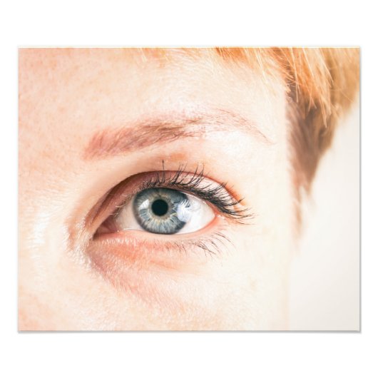 Impression Photo Closeuse oculaire humain (Devant)
