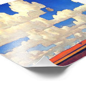 Impression Photo « Cloud World » par Maynard Dixon (Coin)