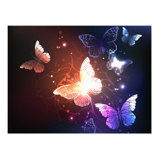 Impression Photo Clowing Night Butterflies (Devant)
