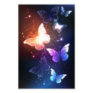 Impression Photo Clowing Night Butterflies