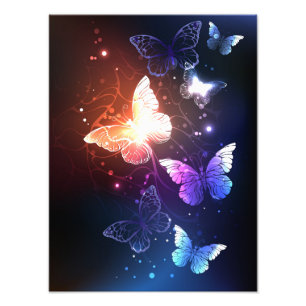 Impression Photo Clowing Night Butterflies