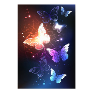 Impression Photo Clowing Night Butterflies