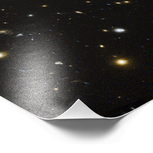 Impression Photo Cluster massif Galaxy MACS J0717 (Coin)