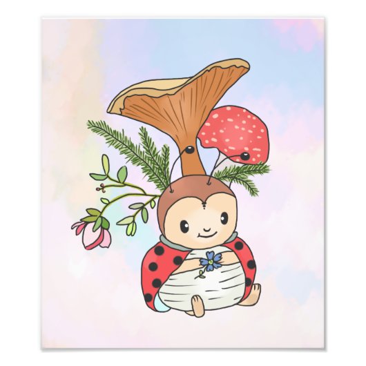 Impression Photo Coccinelle (Devant)