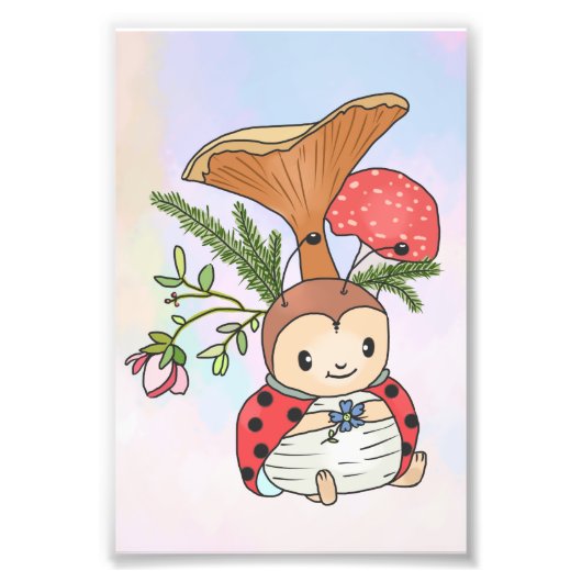 Impression Photo Coccinelle (Devant)