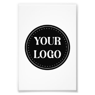 Impression Photo Code QR noir élégant et élégant