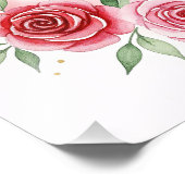 Impression Photo Coeur d'aquarelle romantique avec étincelles d'or (Coin)