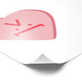 Impression Photo Coeur de bonbons - Visage diabolique (Coin)