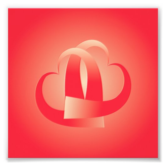 Impression Photo coeur de corail embrassant (Devant)