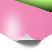 Impression Photo coeur rose tourbillonnant (Coin)