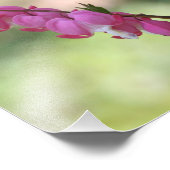 Impression Photo Coeurs saignants roses 10x8 Fleur (Coin)