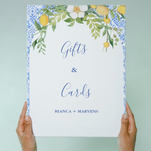 Impression Photo Coffret bleu et Mariage citron Cadeaux et Cartes