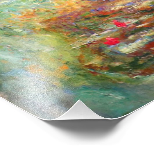 Impression Photo Coin Monet de l'Eau Lily Pond (Coin)