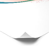 Impression Photo Colibri arc-en-ciel avec symbole Infinity (Coin)