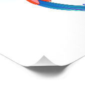 Impression Photo Colibri arc-en-ciel avec symbole Infinity (Coin)