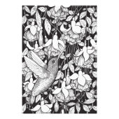 Impression Photo Colibri et fuchsia (Devant)