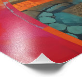 Impression Photo Collage Abstracto de Círculos Coloridos (Coin)