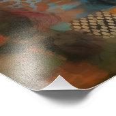 Impression Photo Collage Abstracto de Sol y Texturas (Coin)