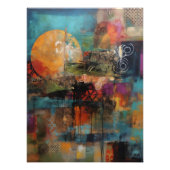 Impression Photo Collage Abstracto de Sol y Texturas (Devant)