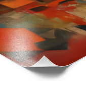 Impression Photo Collage Abstracto de Trazos y Círculos (Coin)