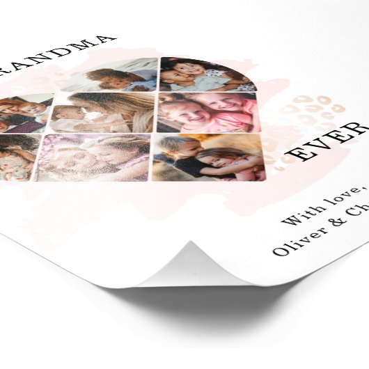 Impression Photo Collage cardiaque (Coin)