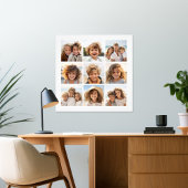 Impression Photo Collage de 9 Carrés - Retour blanc