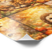 Impression Photo Collage de motif de patchwork moderne (Coin)