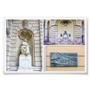 Impression Photo Collage de sculptures de Franz Liszt