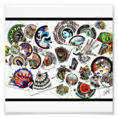 Impression Photo Collage des dessins (Devant)