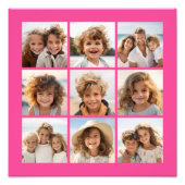 Impression Photo Collage Instagram avec 9 carrés (Devant)