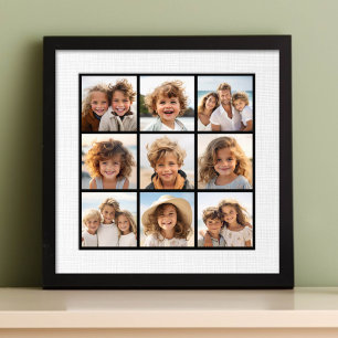 Impression Photo Collage Instagram avec 9 photos