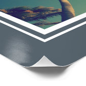 Impression photo collage poster avec monogramme pe (Coin)