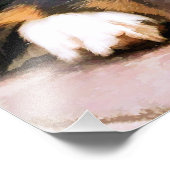 IMPRESSION PHOTO COLLIE FRONTALIÈRE (Coin)