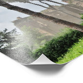 Impression Photo Colline Palatine à travers les arbres, Rome (Coin)