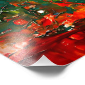Impression Photo Collision Tropicale Abstraite (Coin)