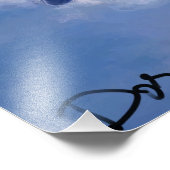 Impression Photo Colombe bleue (Coin)