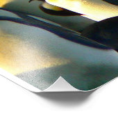 Impression Photo colonie de pingouins sur glace (Coin)