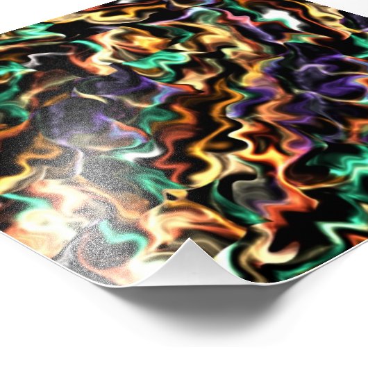 Impression Photo colorfiul abstrait (Coin)