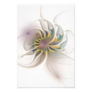 Impression Photo Colorful fractal ornament. Flower art
