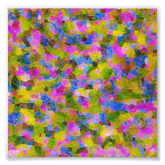 IMPRESSION PHOTO COLORFUL MODERNE ABSTRACT (Devant)